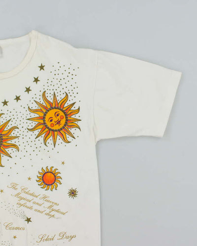 Vintage 90's Single Stitch Sun Graphic T-Shirt - L