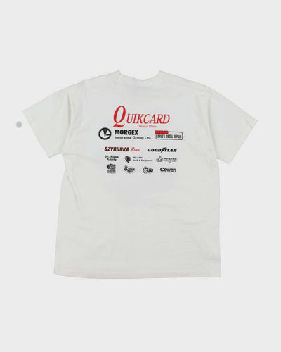 Vintage 90's Dave Szybunka Car Racing T-Shirt - XL