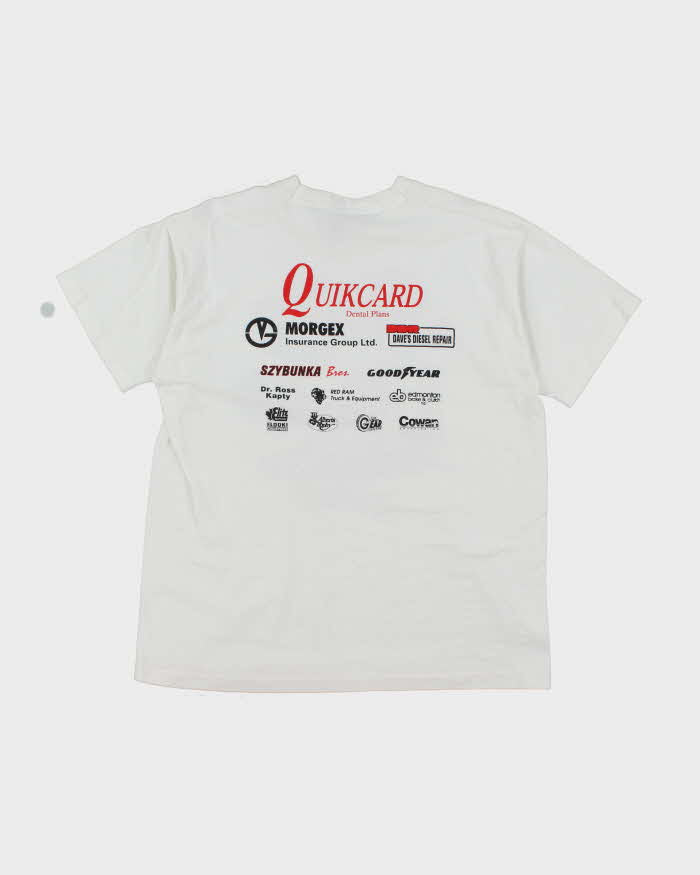 Vintage 90's Dave Szybunka Car Racing T-Shirt - XL