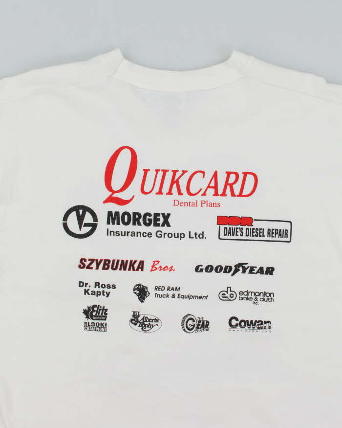 Vintage 90's Dave Szybunka Car Racing T-Shirt - XL