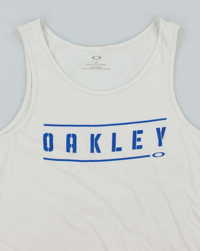 Vintage 2000's Oakley Spell Out Graphic Vest - L