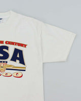 Vintage Y2K USA Millennium Graphic T-Shirt - L