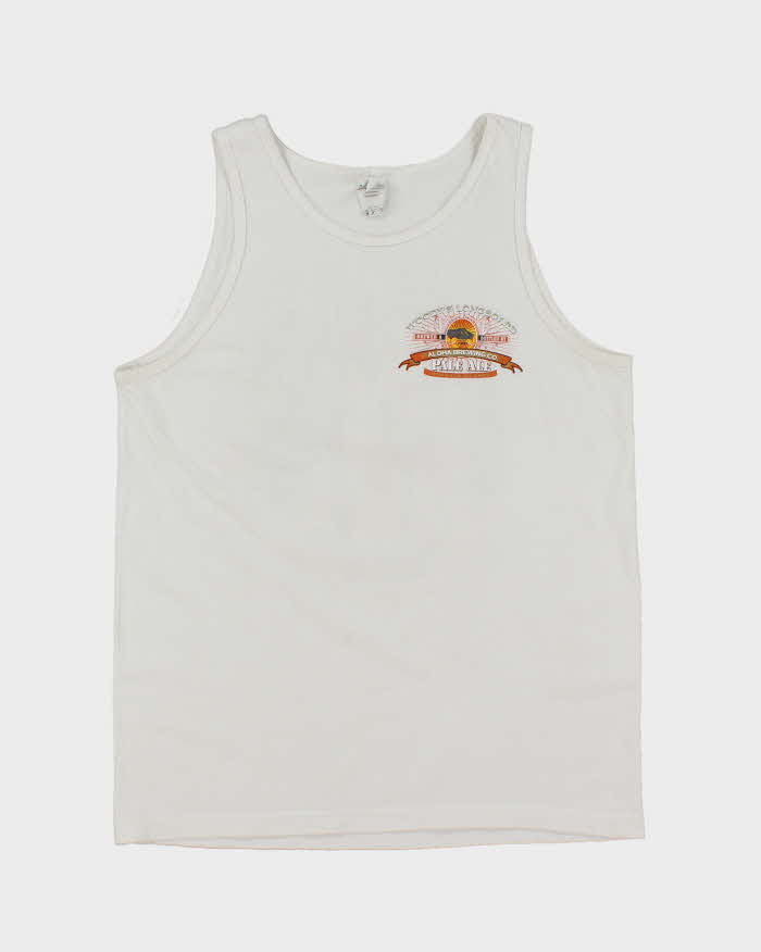 Vintage Y2K Aloha Brewing Graphic T-Shirt - M