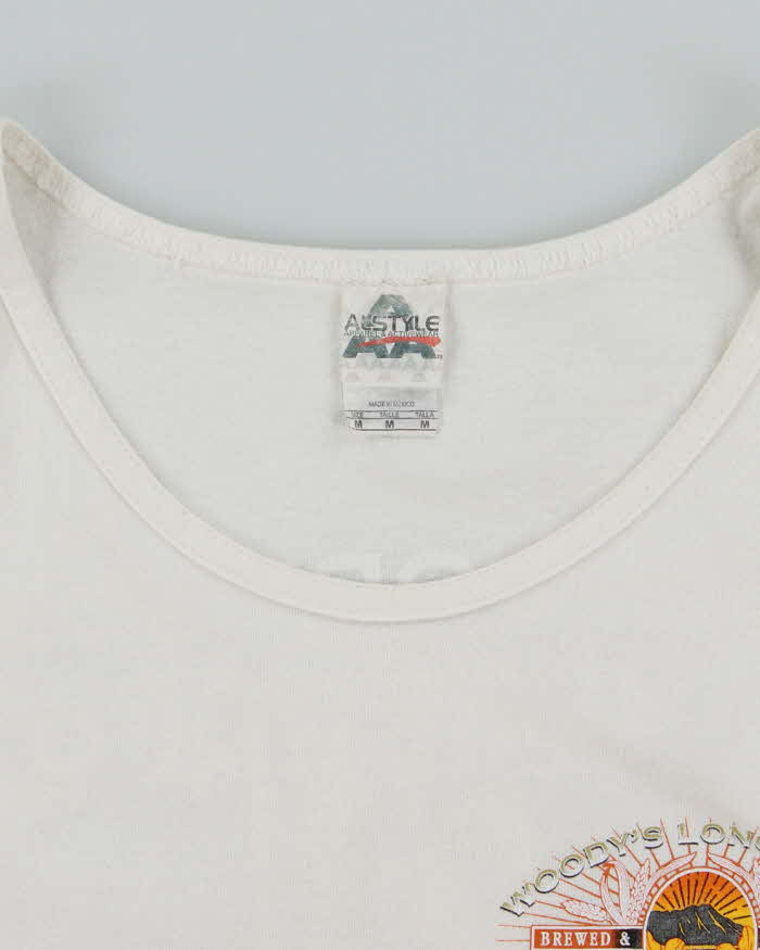 Vintage Y2K Aloha Brewing Graphic T-Shirt - M