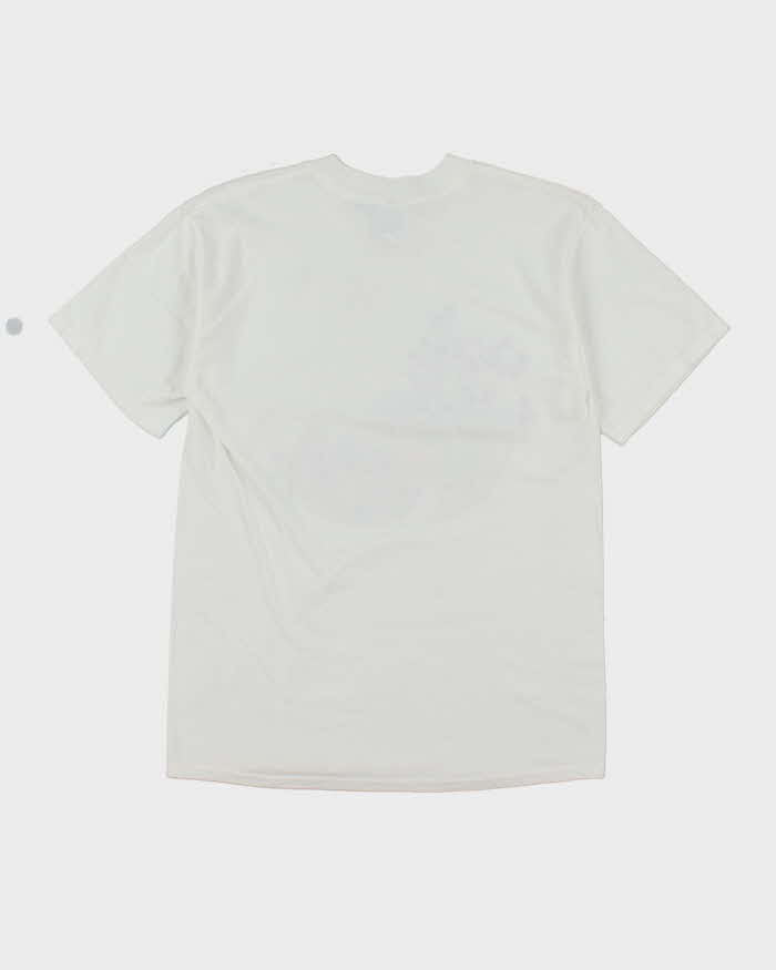 Vintage 90's Alaska Landscape Drawing Graphic T-Shirt - M