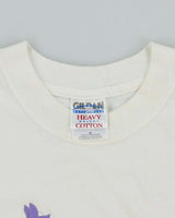 Vintage 90's Alaska Landscape Drawing Graphic T-Shirt - M