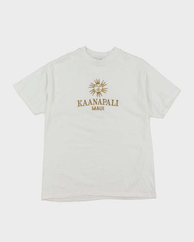 Vintage 90's Maui Embroidered Graphic T-Shirt - L