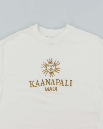 Vintage 90's Maui Embroidered Graphic T-Shirt - L