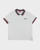 Vintage 2000's Guess Embroidered Logo Polo Shirt - XL