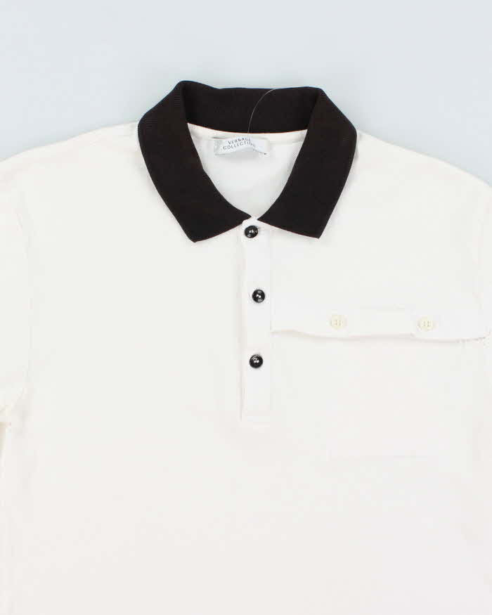 Vintage Versace Collection Slim Fit Polo Shirt - M