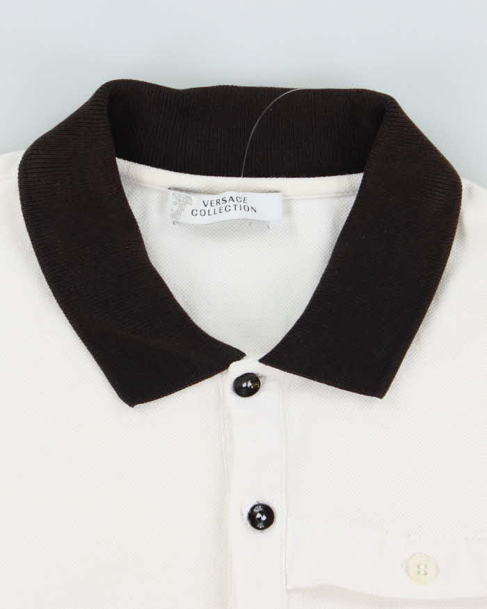 Vintage Versace Collection Slim Fit Polo Shirt - M