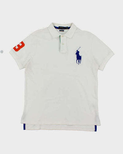 Vintage 2000's Ralph Lauren Big Horse Embroidery Polo Shirt - L