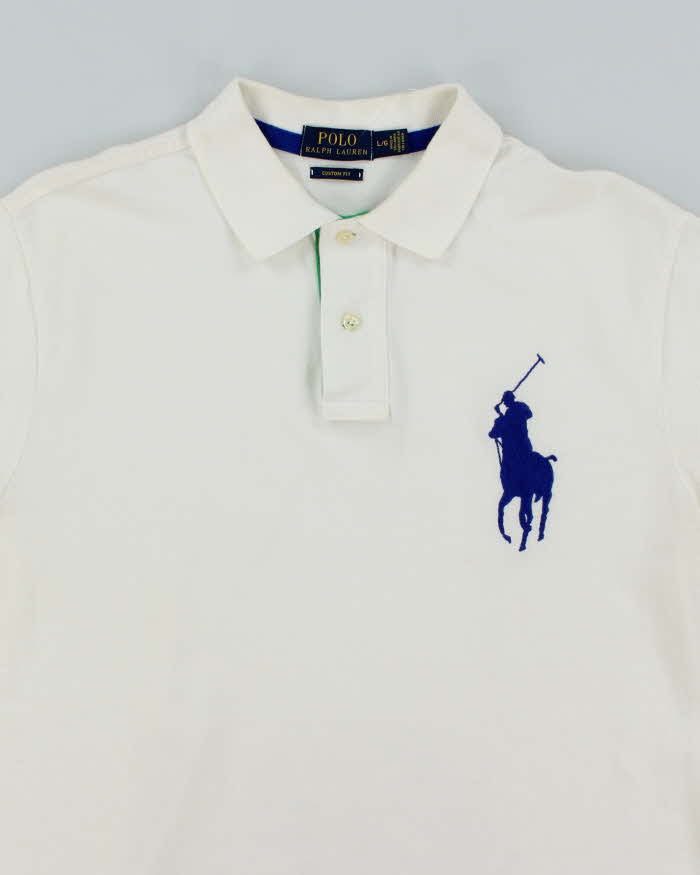 Vintage 2000's Ralph Lauren Big Horse Embroidery Polo Shirt - L