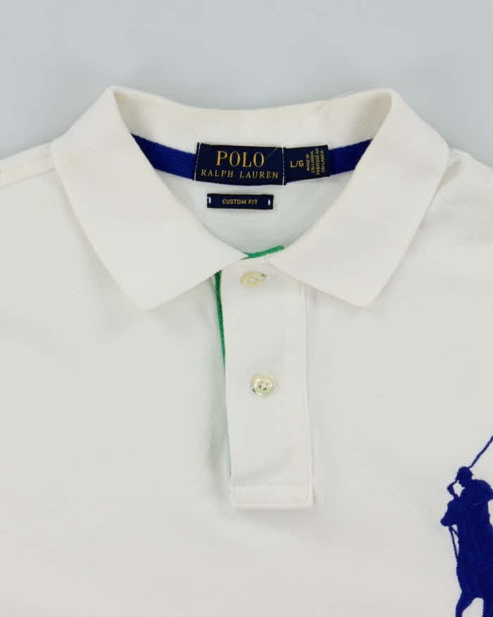 Vintage 2000's Ralph Lauren Big Horse Embroidery Polo Shirt - L