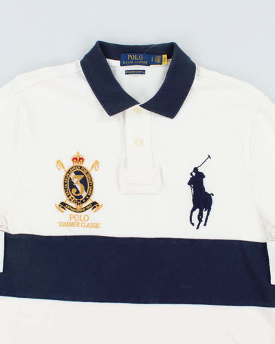 Vintage 2000's Ralph Lauren Big Horse Embroidered Polo Shirt - L