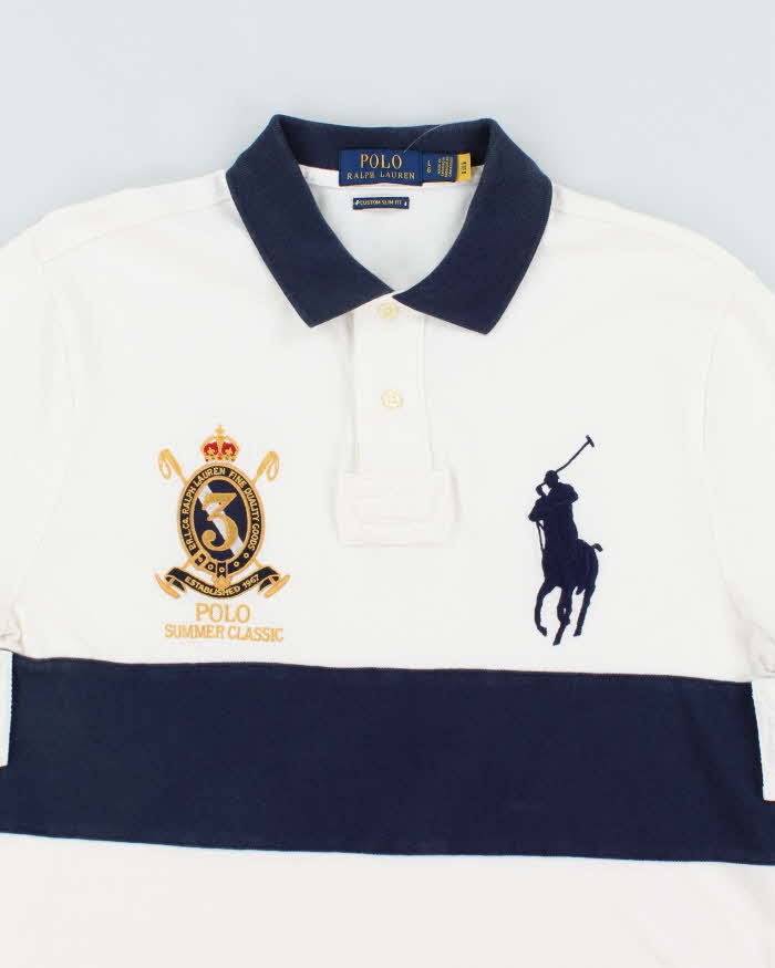 Vintage 2000's Ralph Lauren Big Horse Embroidered Polo Shirt - L