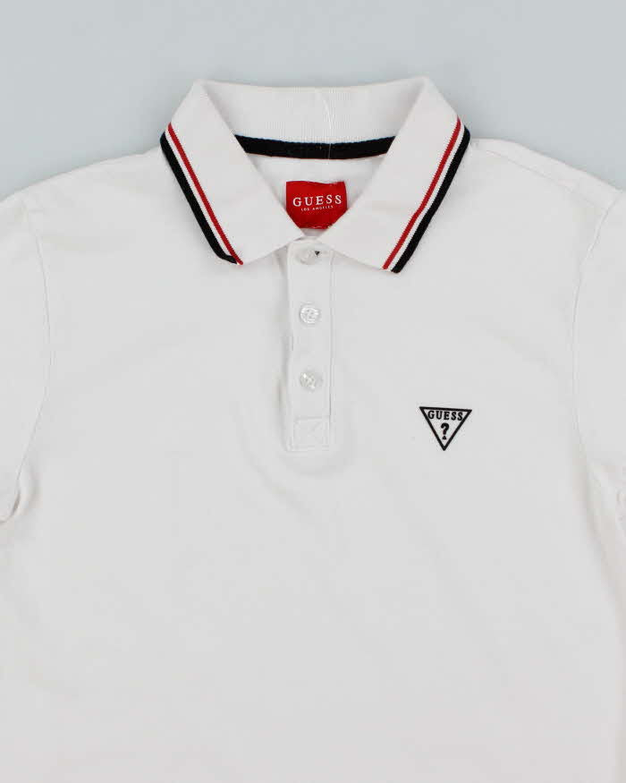 Vintage 2000's Guess Small Logo Polo Shirt - M