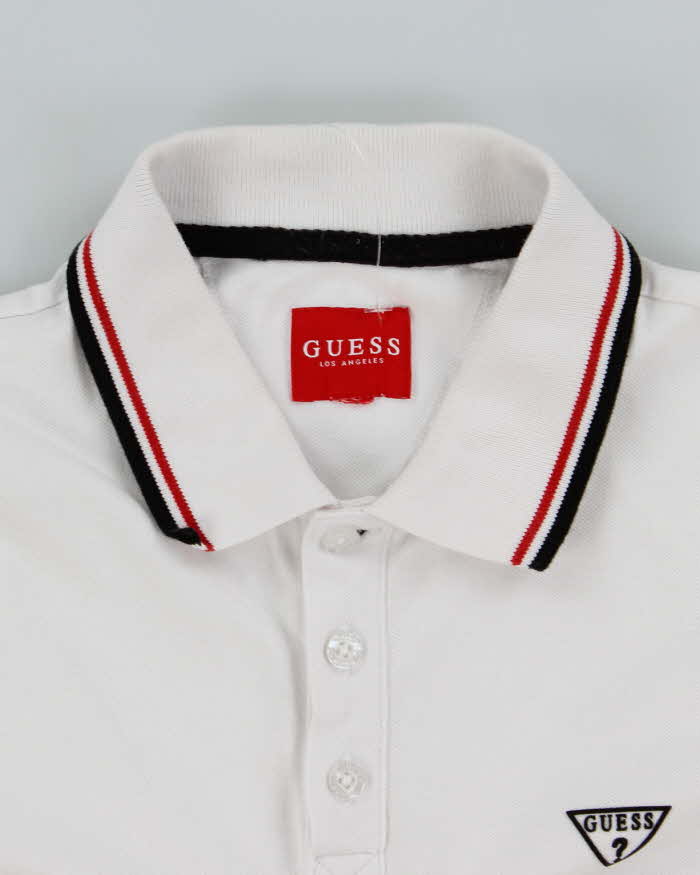 Vintage 2000's Guess Small Logo Polo Shirt - M