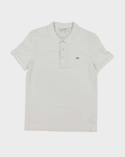 Vintage 2000's Lacoste Small Silver Croc Polo Shirt - M