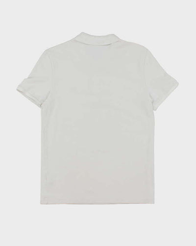 Vintage 2000's Lacoste Small Silver Croc Polo Shirt - M