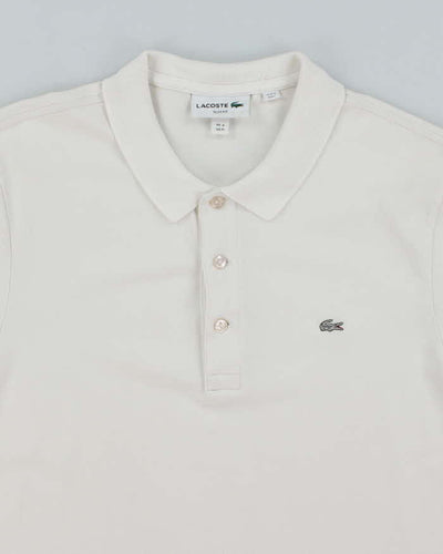 Vintage 2000's Lacoste Small Silver Croc Polo Shirt - M