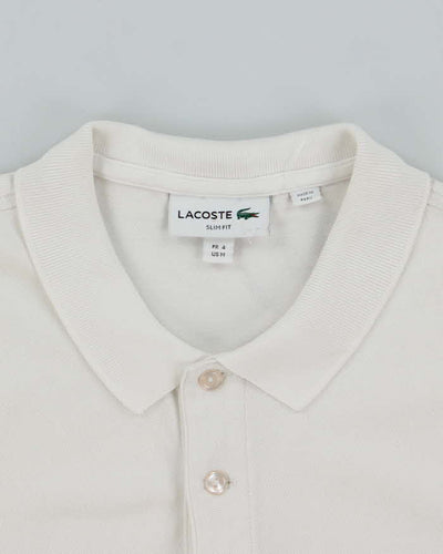 Vintage 2000's Lacoste Small Silver Croc Polo Shirt - M