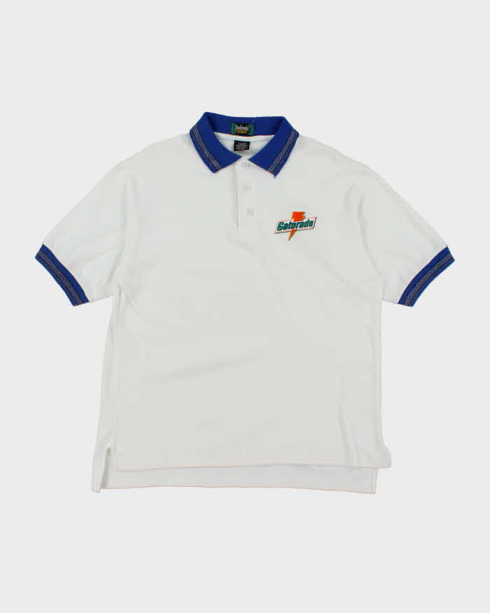 Vintage 90's Gatorade Embroidered Logo Polo Shirt - L