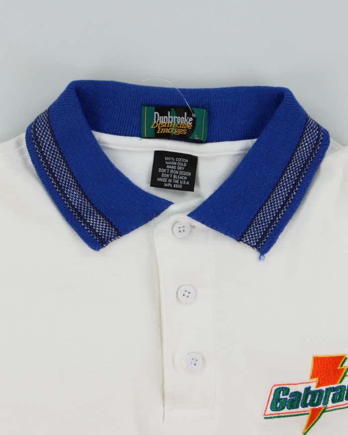 Vintage 90's Gatorade Embroidered Logo Polo Shirt - L