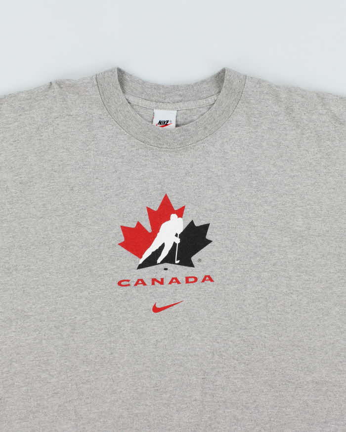 Vintage 90's Nike Canada Hockey Graphic T-Shirt XL – Rokit