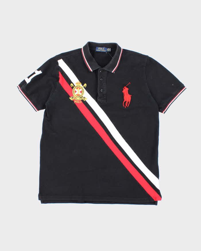 Vintage Y2K Ralph Lauren Big Embroidered Horse Polo Shirt - XL