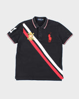Vintage Y2K Ralph Lauren Big Embroidered Horse Polo Shirt - XL