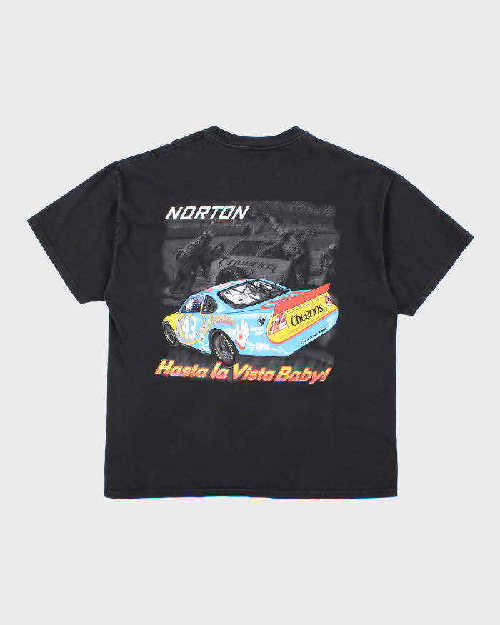 Vintage Y2K Norton Car Racing Graphic T-Shirt - XL