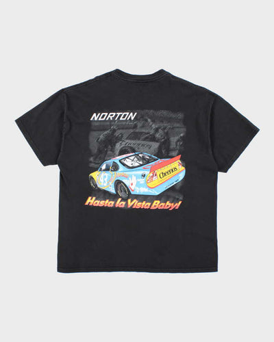 Vintage Y2K Norton Car Racing Graphic T-Shirt - XL