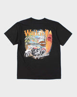 Vintage Harley Davidson Waikiki Biker Graphic T-Shirt - L