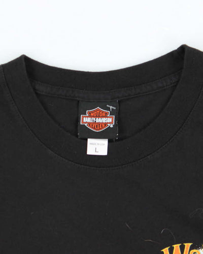 Vintage Harley Davidson Waikiki Biker Graphic T-Shirt - L