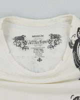 Vintage Y2K Affliction Gothic Graphic T-Shirt - M