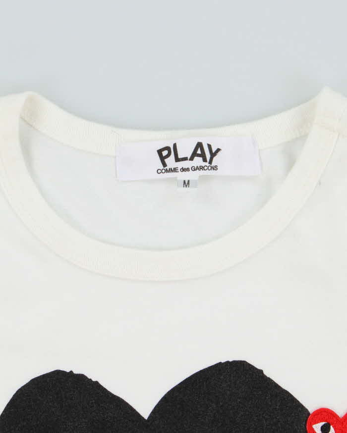 Vintage Comme Des Garcon Play Love Heart Graphic T-Shirt - M