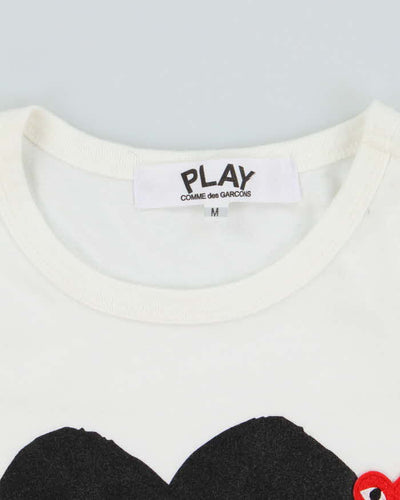 Vintage Comme Des Garcon Play Love Heart Graphic T-Shirt - M