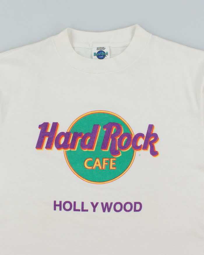 Vintage 90's Hard Rock Cafe Hollywood Graphic T-Shirt - M