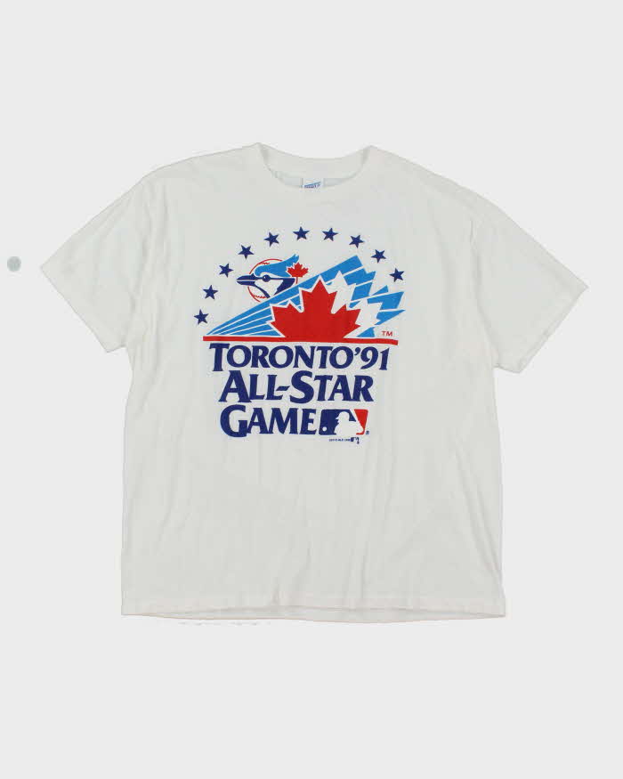 Vintage 90's Toronto Blue Jays All Star Game Graphic T-Shirt - XL