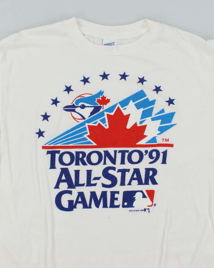 Vintage 90's Toronto Blue Jays All Star Game Graphic T-Shirt - XL