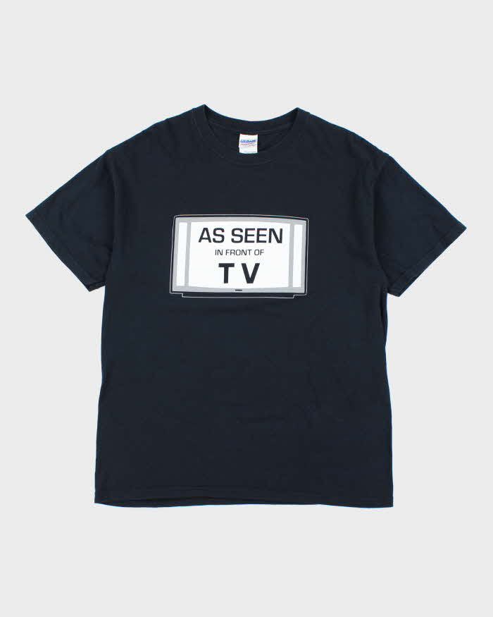 Vintage Y2K As Seen In Front Of TV Comedy Graphic T-Shirt - L