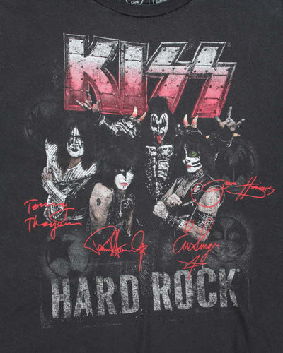 Vintage Hard Rock Cafe Kiss Band Graphic T-Shirt - XL