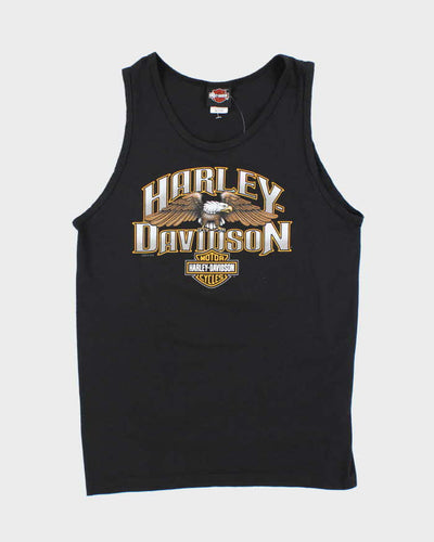Vintage Harley Davidson Eagle Spell Out Graphic T-Shirt - L