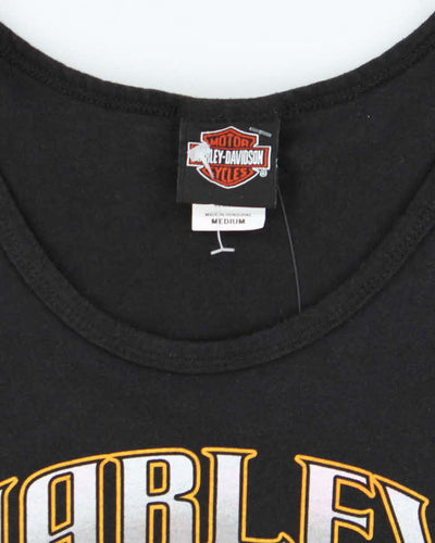 Vintage Harley Davidson Eagle Spell Out Graphic T-Shirt - L