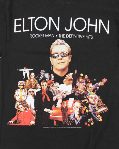 Vintage 2000's Elton John The Definitive Hits Graphic T-Shirt - M