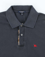 Vintage Y2K Burberry London Small Logo Polo Shirt - L
