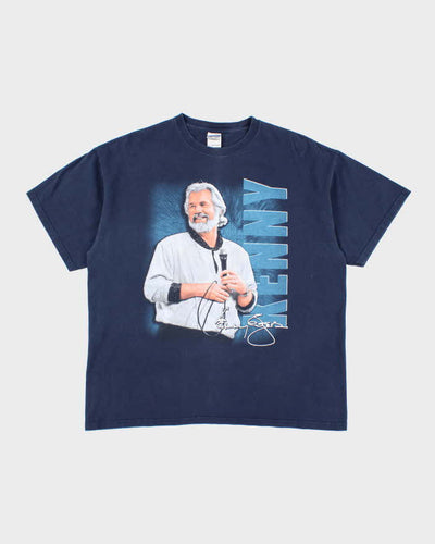 Vintage Y2K Kenny Rodgers Music Graphic T-Shirt - XL