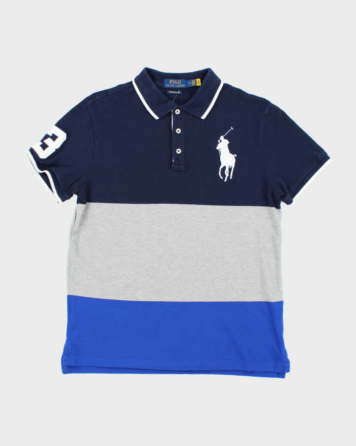Vintage Y2K Ralph Lauren Big Horse Embroidery Polo Shirt - M