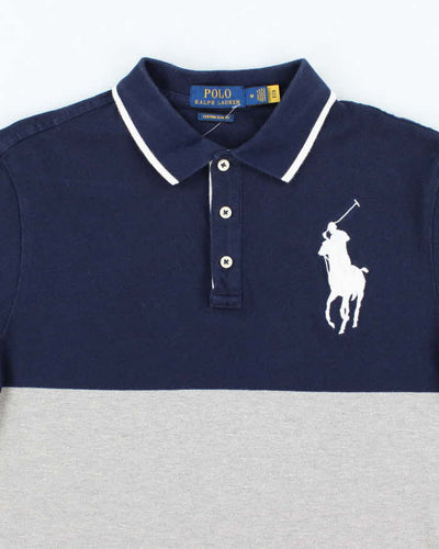 Vintage Y2K Ralph Lauren Big Horse Embroidery Polo Shirt - M